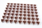 Preview: Box - milk triangular chocolate bowls - praline cup at sweetART -1