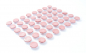 Preview: 48 Macaron Halbschalen pink von sweetART-01
