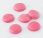 Preview: Macaron Halbschalen pink 480 stk. von sweetART-03