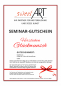 Preview: Pastry seminar gift voucher "Congratulations" at sweetART
