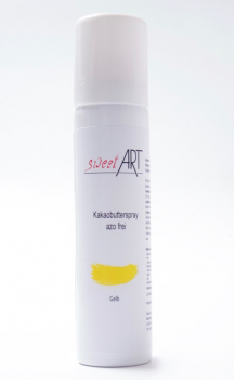 Gelb Kakaobutter Velvet Farbspray 100 ml von sweetART