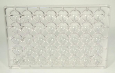Praline chocolate mould hemisphere candy at sweetART -1