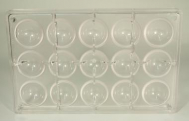 Hemisphere mould for chocolate petit fours at sweetART -1