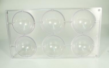 Halbkugelform für Schokolade & Schaustück Ø 9 cm von sweetART -1