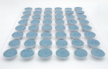 480 Macaron Halbschalen blau - Karton / fertig gebacken von sweetART-1