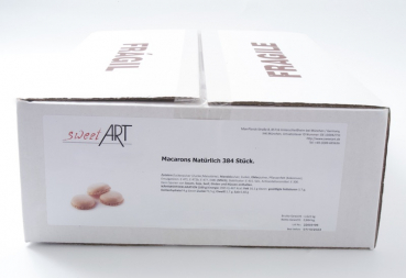 Macaron Halbschalen Champagner 384 stk. von sweetART-03