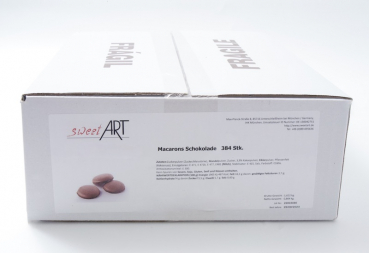 Macaron Halbschalen Kakao 384 Stk. von sweetART-03