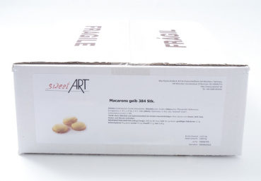Macaron Halbschalen gelb 384 stk. von sweetART-03