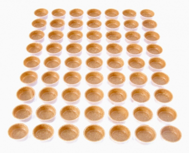 63 Stk. Krokant-Schalen rund 30 mm von sweetART -1