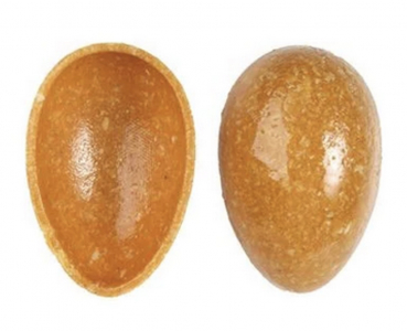 63 Stk. Krokanteier-Halbschalen 30 mm von sweetART