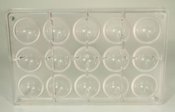 Hemisphere mould for chocolate petit fours at sweetART -1