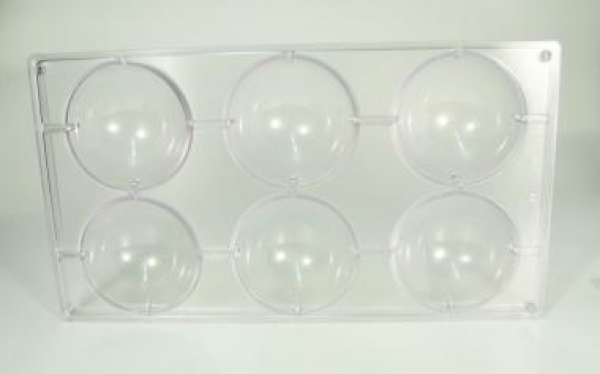 Halbkugelform für Schokolade & Schaustück Ø 9 cm von sweetART -1