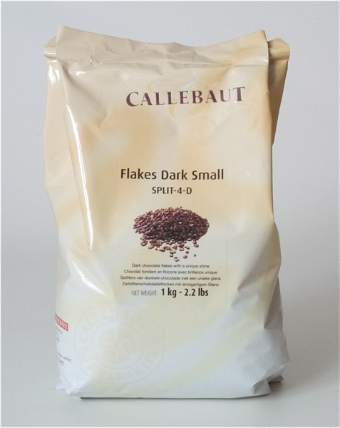 Schokoladenflocken 1 kg Callebaut in Verpackung von sweetART