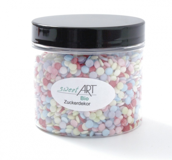 ORGANIC sugar confetti colored 40 g at sweetART-01