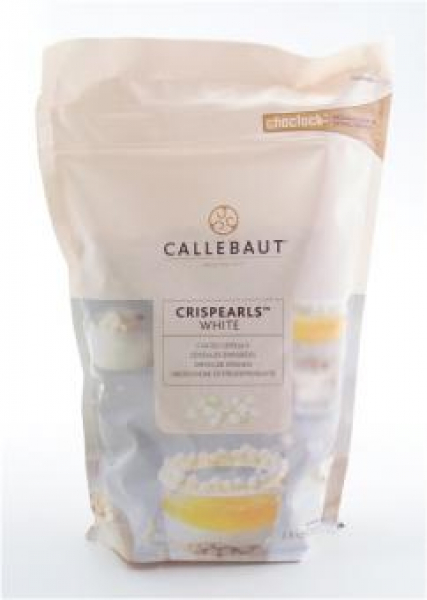 Crisp Pearl white chocolate 800 g Callebaut at sweetART -1
