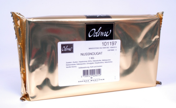Nougat hell 1 kg Odense für edle Pralinen von sweetART
