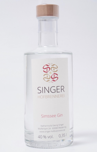 Simsee Gin, limitierte Edition, von Hand abgefüllt von sweetART