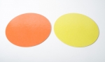 Gelb / Orange Tortenkarton 27,8 cm 10 Stück