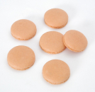 Macaron Halbschalen orange 96 Stk. / fertig gebacken von sweetART
