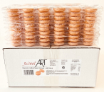 480 Stk. Macaron Halbschalen orange - Karton / fertig gebacken at sweetART-2