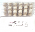 480 Stk. Macaron Halbschalen Natur/Beige von sweetART