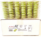 Macaron half shells green 480 pcs. at sweetART